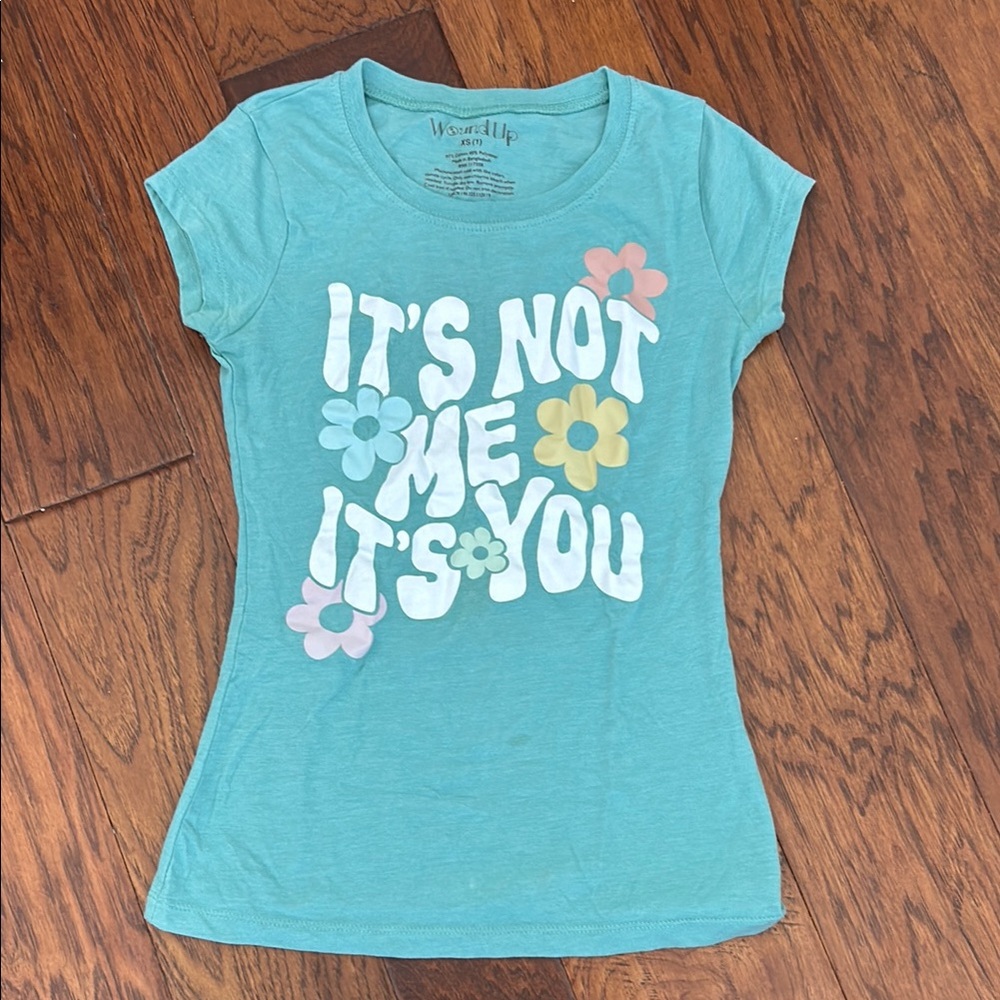 Wound Up Teal Graphic Tee